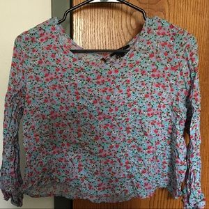 Floral crop top