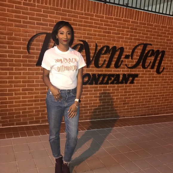 My Black Shimmers Tee - Picture 2 of 2