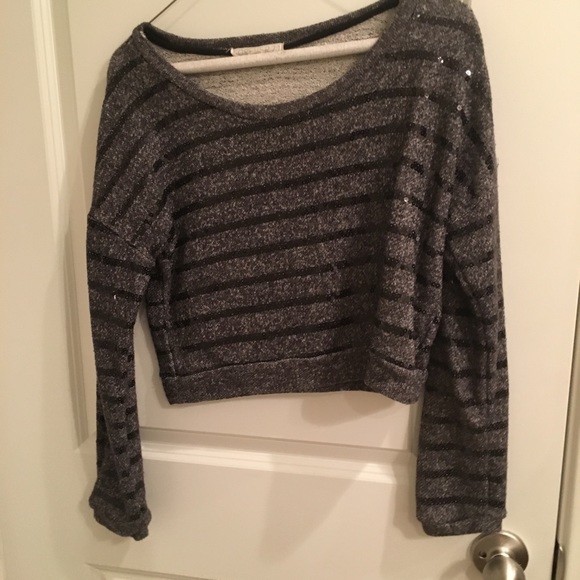 Gray/ black sparkly sweater - Picture 1 of 1