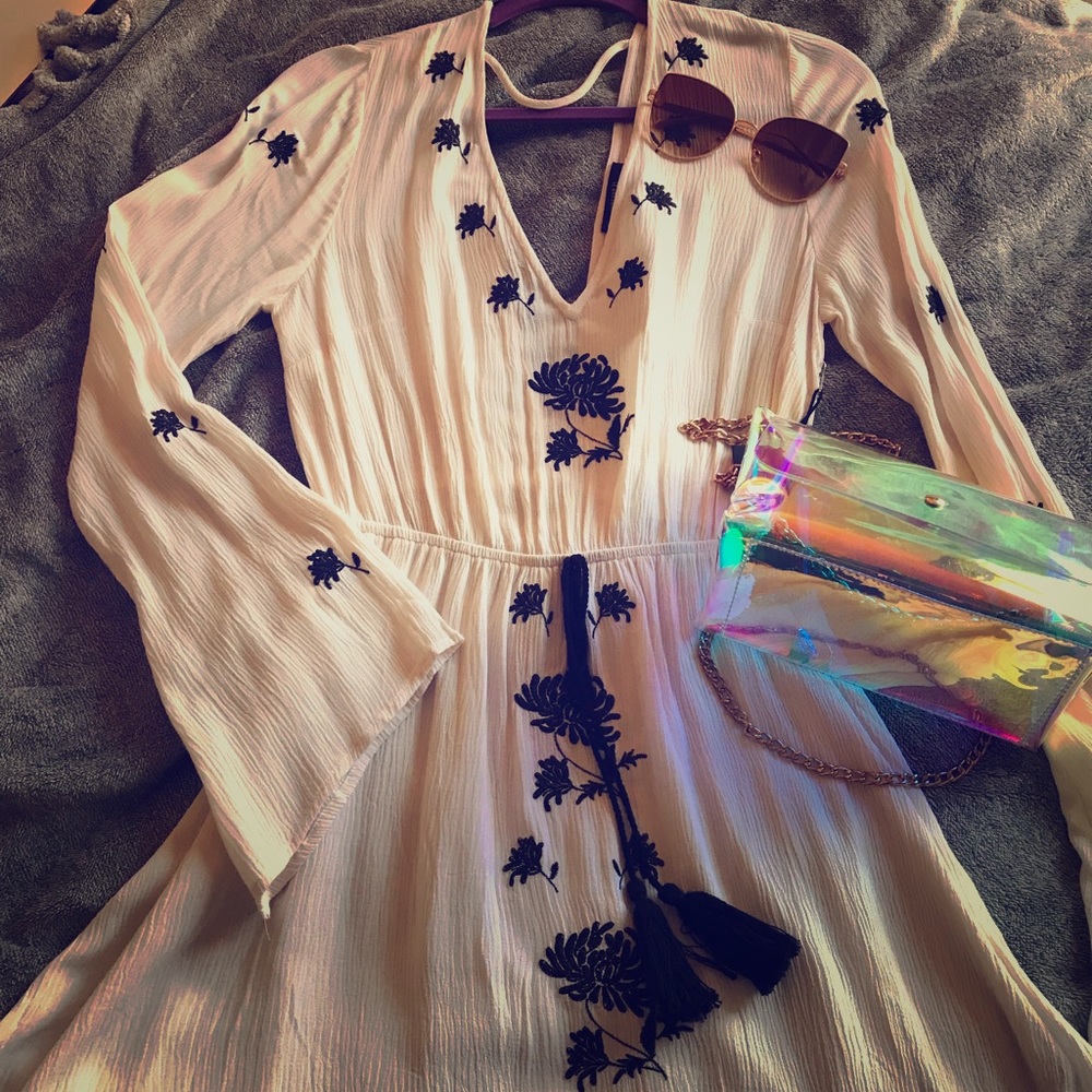 Festival deep v dress