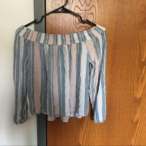 Off the shoulder long sleeve