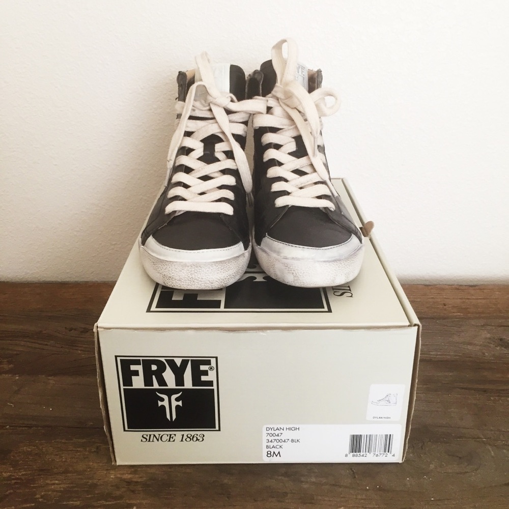 Frye leather high tops