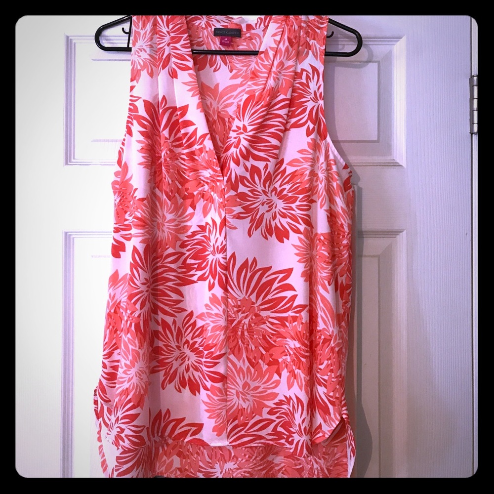 Never worn Sleeveless V-neck Blouse!
