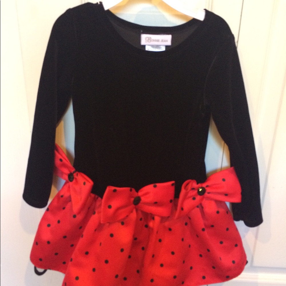 Girls long sleeve Bonnie jean dress 4/4t