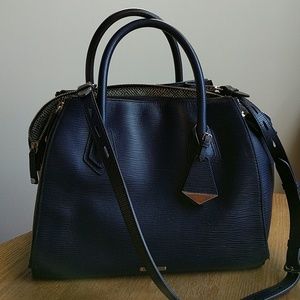 Rebecca Minkoff Navy Blur Satchel Rebecca Minkoff Navy Blur Satchel