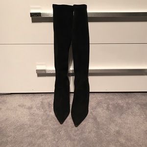 Manolo Blahnik suede boots
