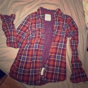 H&M plaid button up