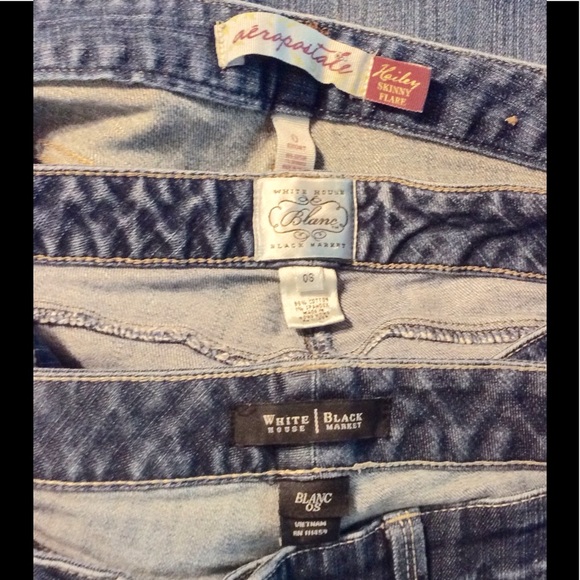 * 3 PAIR BUNDLE * White House Black Market + Aero - Picture 1 of 5