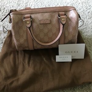 💯% Authentic Gucci Dusty Rose small Speedy bag