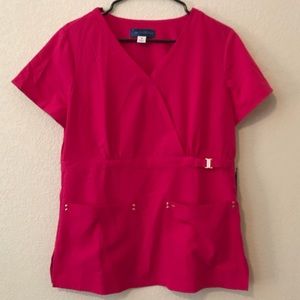 Koi Sapphire Scrub Top