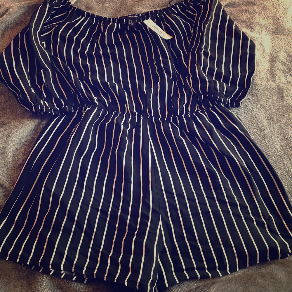 Off the shoulder romper