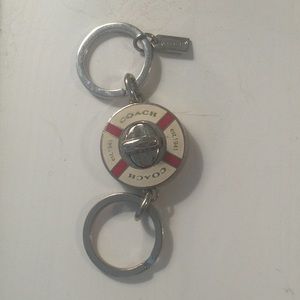 Coach Nautical Valet Key Ring