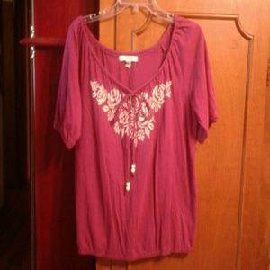 Zena peasant top