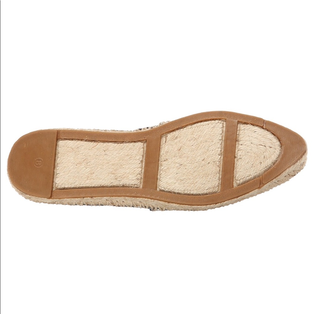 Nautical Stripped Pointy Toe Espadrille Loafer - Picture 4 of 7