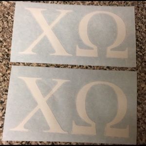 Chi omega decal (2)
