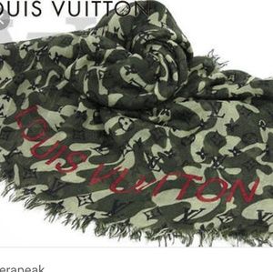 Limited Edition Camouflage Louis Vuitton Shawl