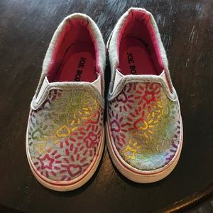 Joe Boxer baby/toddler size 6 slip on shoes