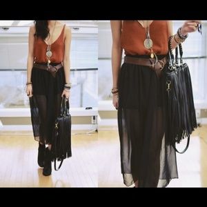 🎉🎉Host Pick🎉B O H O ● F r i n g e | Leather bag