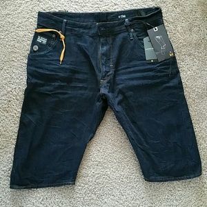 Gstar arc 3d loose tapered Bermuda shorts