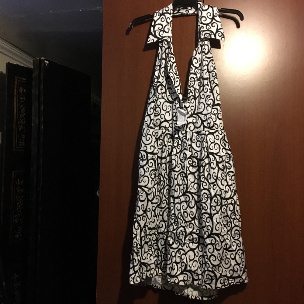 Last Chance! Lane Bryant Black And White Dress