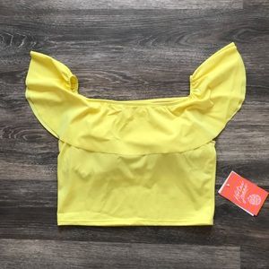 Kortni Jean Ruffle Swim Top