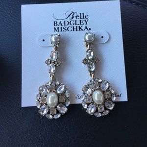 Belle Badgley Mischka earrings