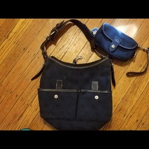 Dooney & Burke Signature Pocket Bag and Wristlet