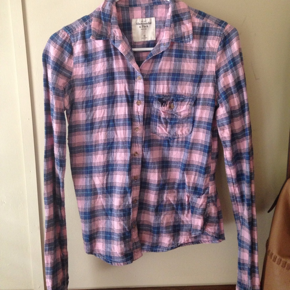 Pink and Blue flannel