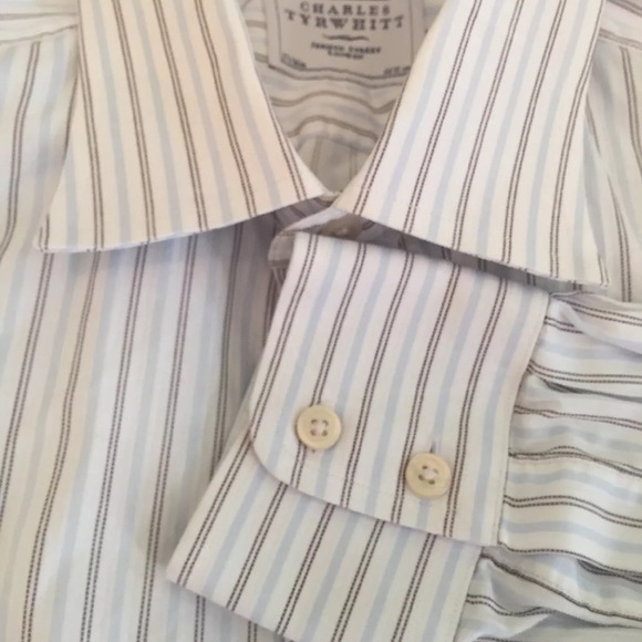 SaleCharles Tyrwhitt button up men's shirt 17.5/36 - Picture 5 of 6