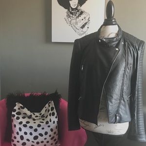Zara Jackets & Coats - Leather Effect Jacket Zara Jackets & Coats - Leather Effect Jacket