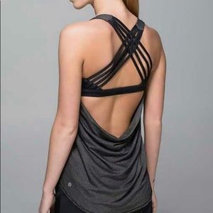 Lulemon wild and free black tank