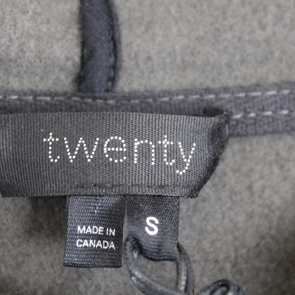 TWENTY TEES CHARCOAL HOODIE SMALL NWT $175 - Picture 2 of 6