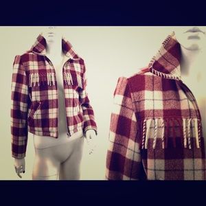 Vintage southwestern plaid jacket