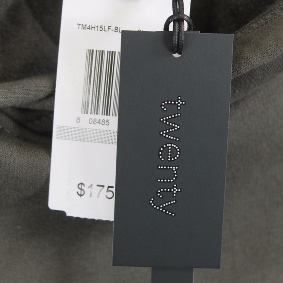 TWENTY TEES CHARCOAL HOODIE LARGE NEW W TAGS $175 - Picture 3 of 6