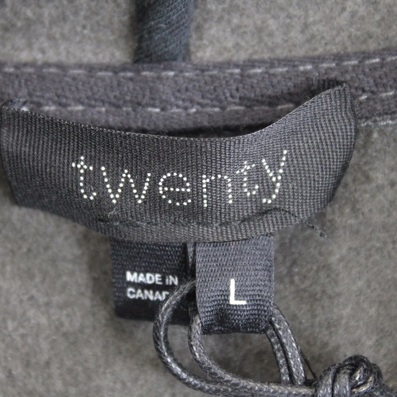 TWENTY TEES CHARCOAL HOODIE LARGE NEW W TAGS $175 - Picture 2 of 6