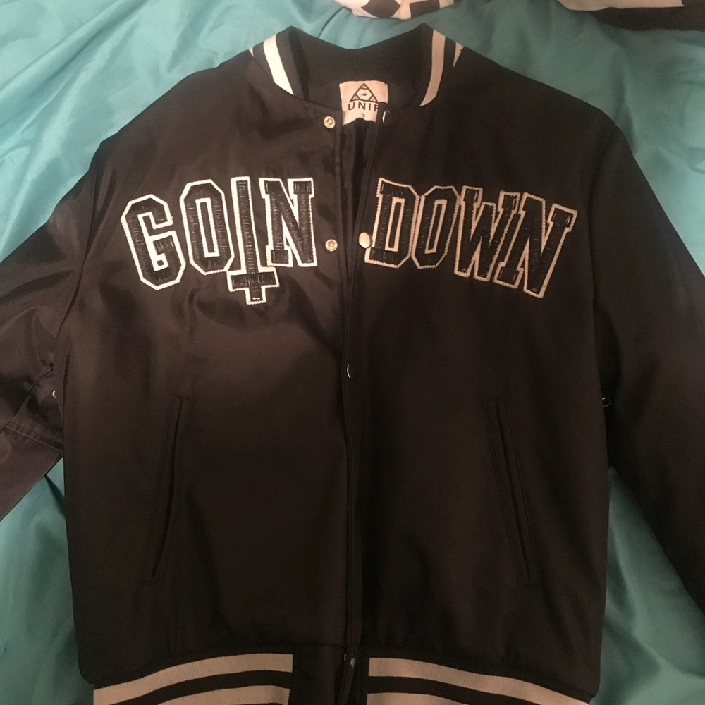 Unif going down bomber jacket