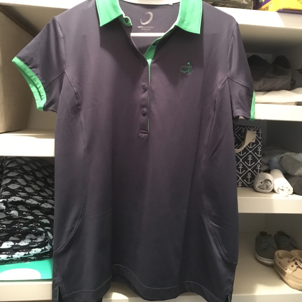 Zero Restriction - Masters Logo - Golf Polo NWOT