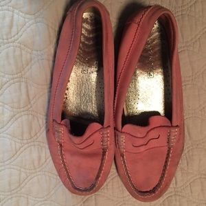Sperry Pink Penny Loafers Size 8.5