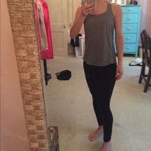 Lululemon pink and grey workout top size 4