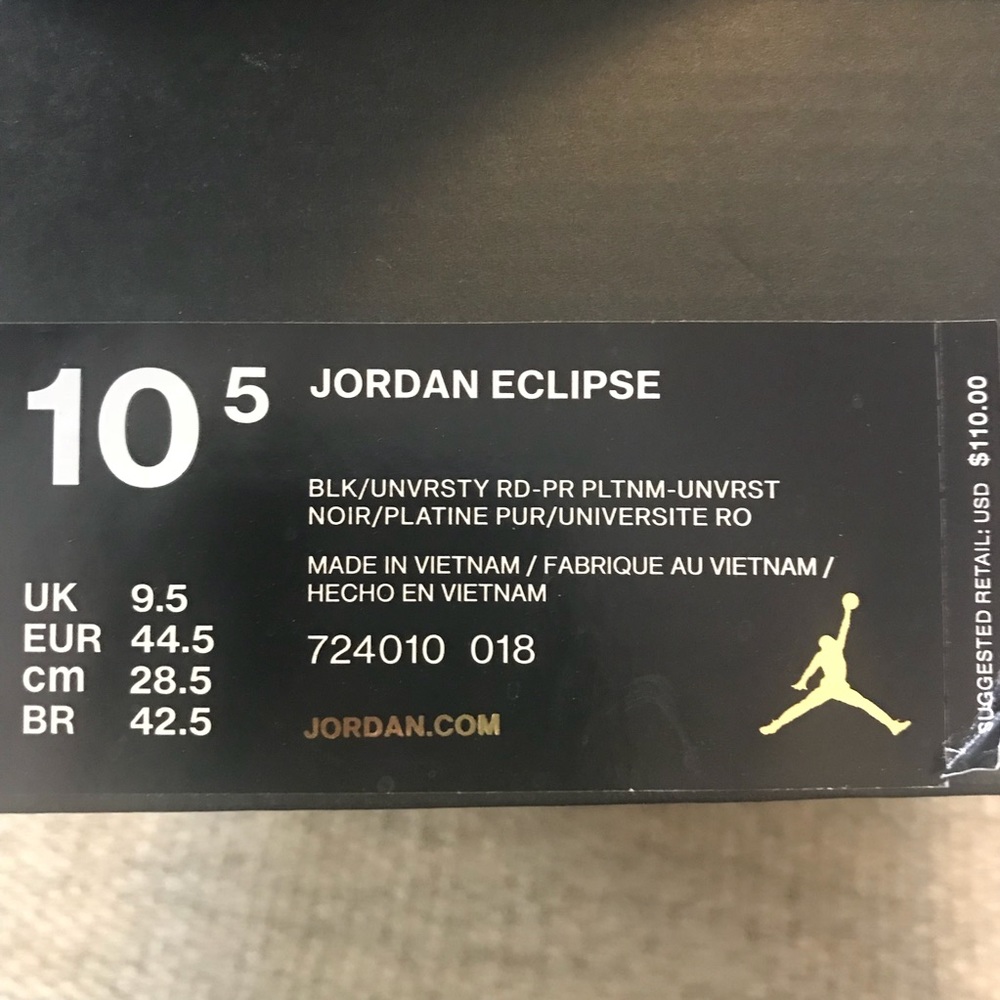 NEW!! NIKE Jordan Eclipse Low Top Sneakers - Picture 7 of 8