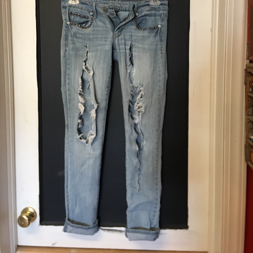 american eagle stretch jeans