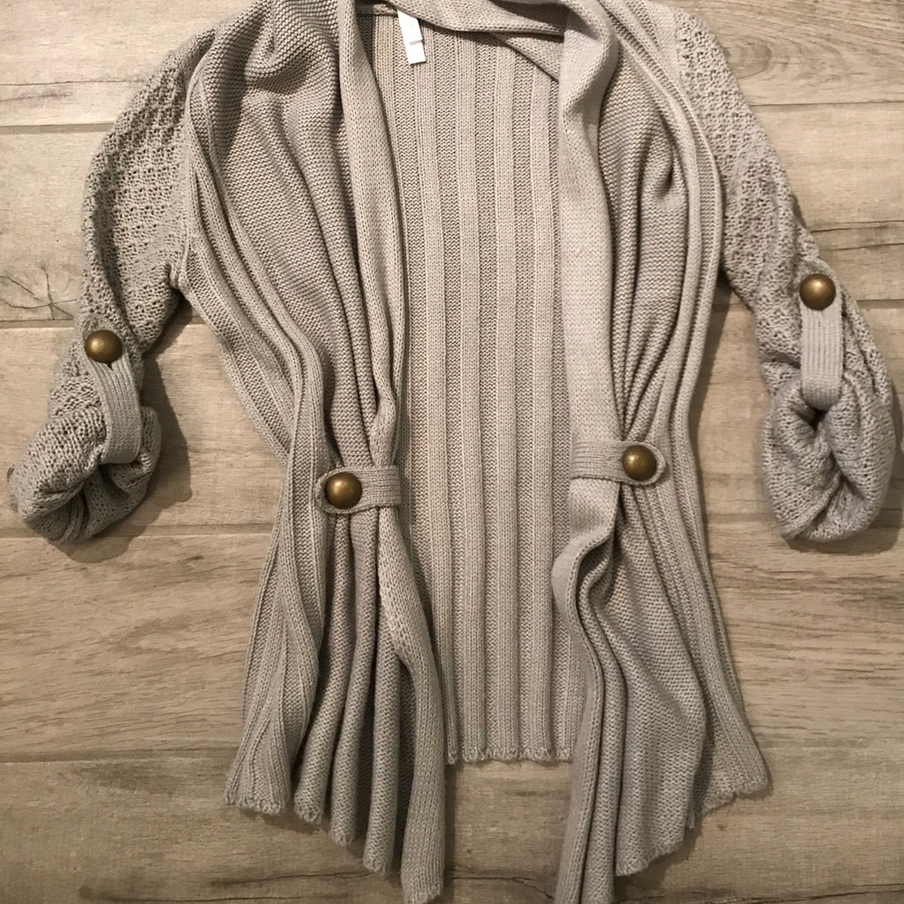 Gray sweater