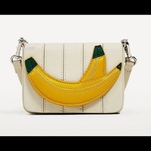 Zara Mini Banana Crossbody Bag