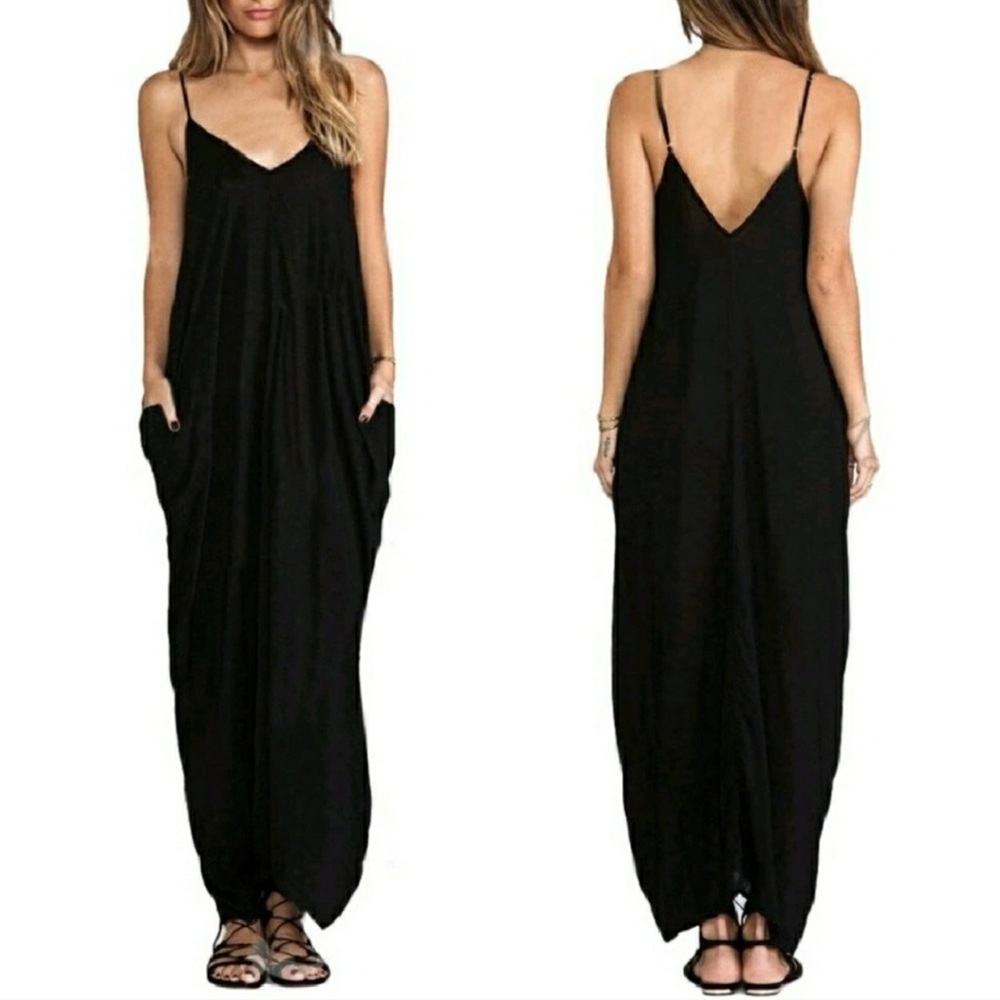Bubble Maxi with pockets -- Olive only.