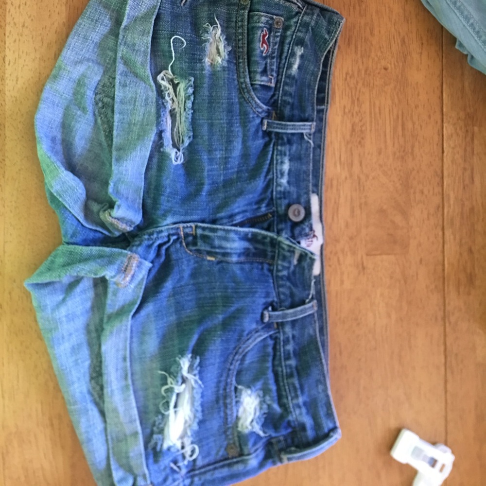 hollister jean shorts