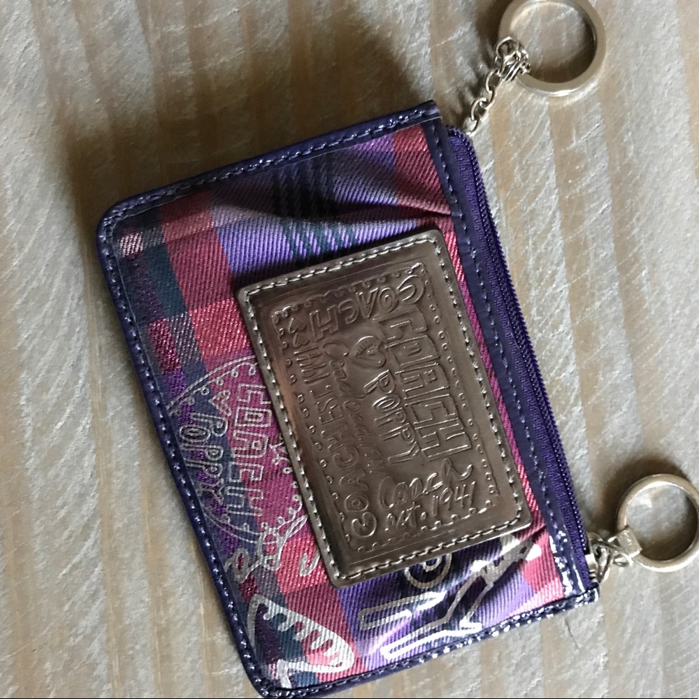 Coach keychain walllet