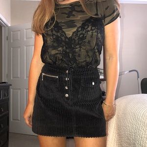 Vintage velvet skirt