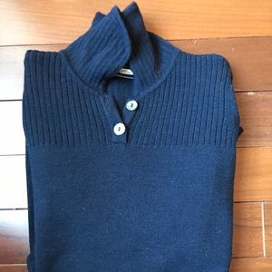 Navy blue See by Chloe short sleeve sweater tunic