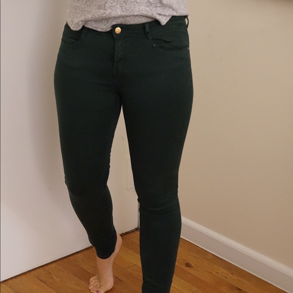 Zara Denim - Zara green jeans
