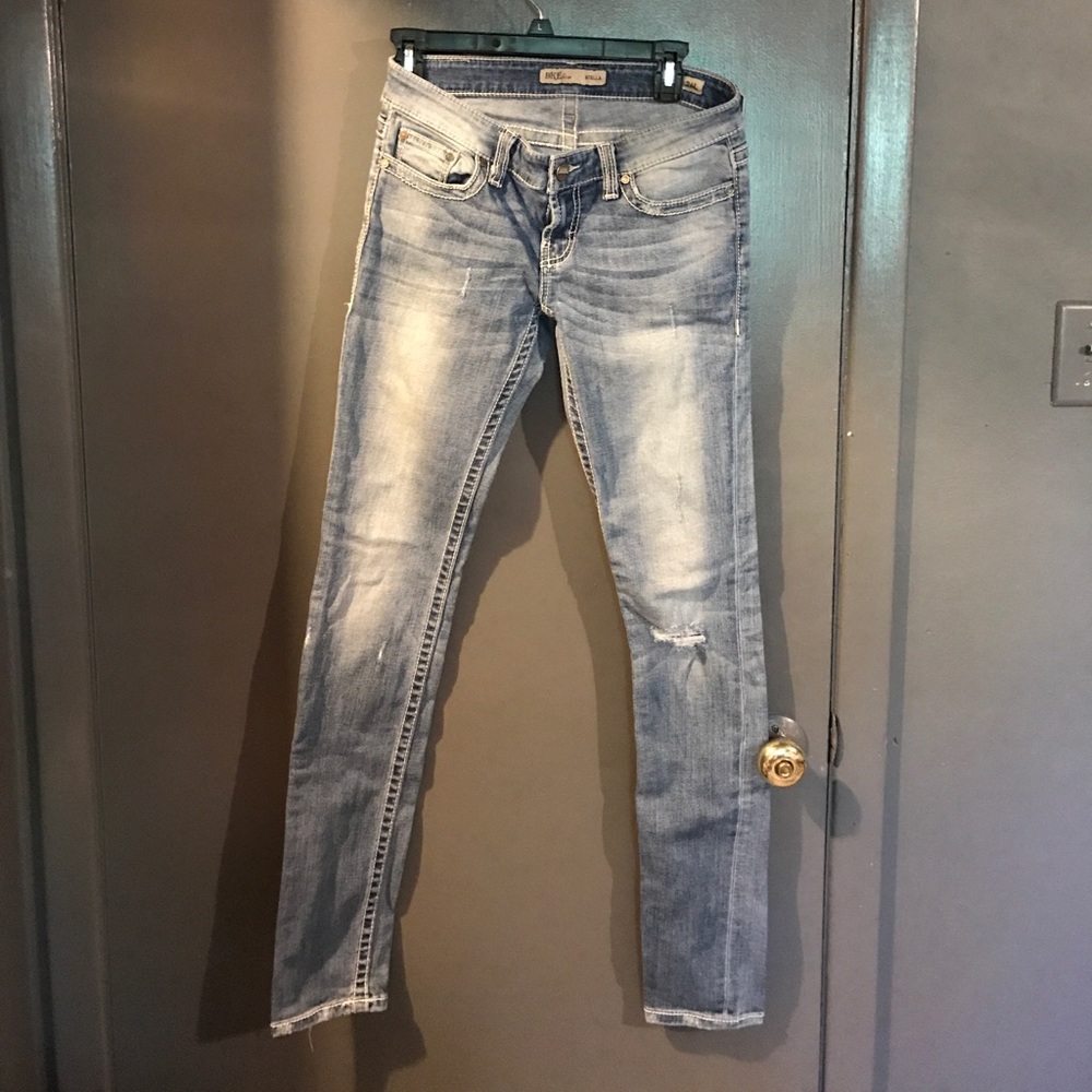 BKE Stella Skinny destructed jeans